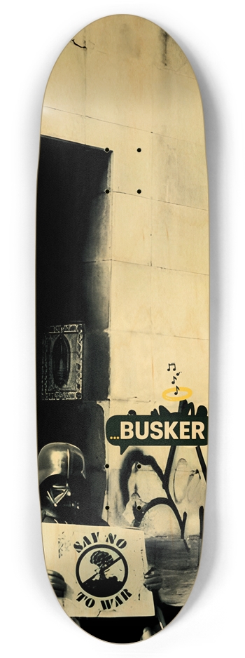 Peace Vader ...BUSKER Football Skateboard Football Shape