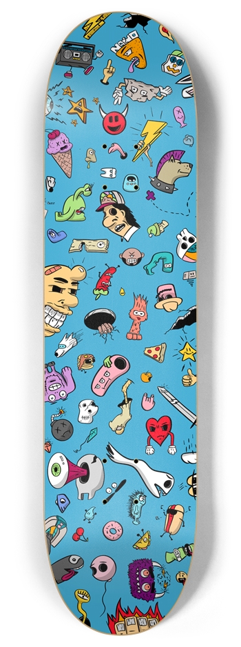 Chaos Crew: Frostbite 8 Inch Skateboard Deck