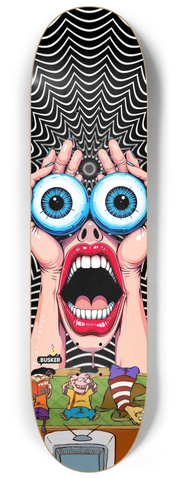Ed,Edd,&Eddy ...BUSKER 8.25 Skateboard 8-1/4 Skateboard Deck