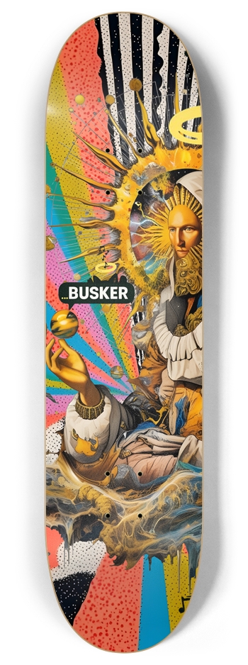Sun God...BUSKER 8" Skateboard 8 Inch Skateboard Deck