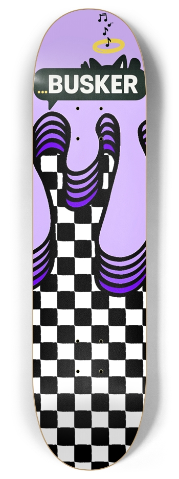 NEObrutalism...BUSKER 8" Skateboard 8 Inch Skateboard Deck