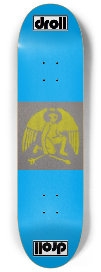 Alien Angel on Lantern Blue