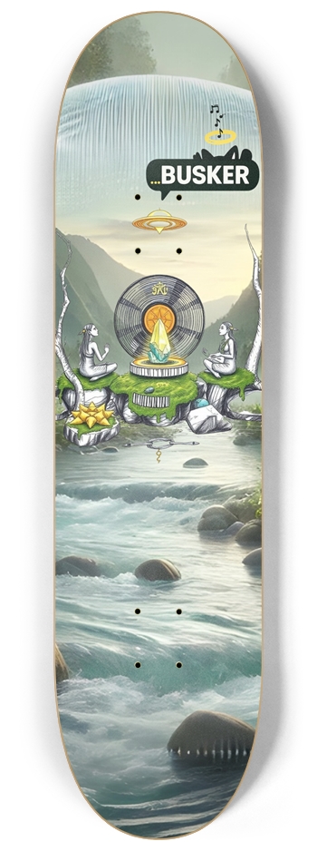 Vinyl River...BUSKER 8.25 Skateboard 8-1/4 Skateboard Deck