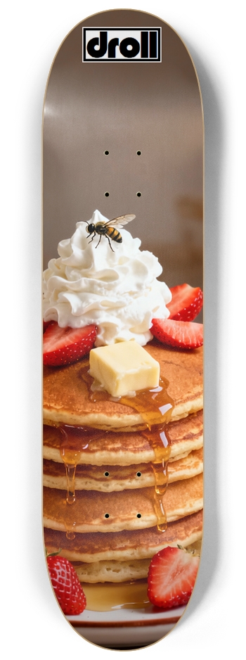 Strawberry Pancakes and Bee