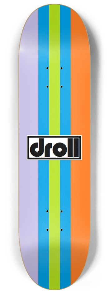 Classic Stripes Lilac/Orange/Neon Green