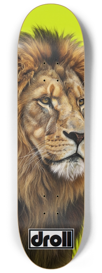 Lion on Neon Yellow