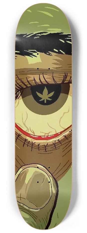Weed Eye 8-1/4 Skateboard Deck