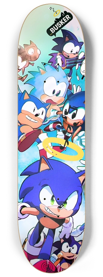 Sonic ...BUSKER 8.25 Skateboard 8-1/4 Skateboard Deck