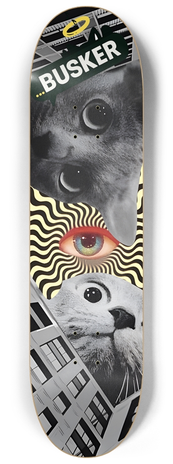 Eyes on You...BUSKER 8.25 Skateboard 8-1/4 Skateboard Deck