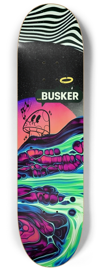 Glowing River ...BUSKER 8.25 Skateboard 8-1/4 Skateboard Deck