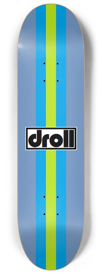 Classic Stripes Light Blue/Neon Green
