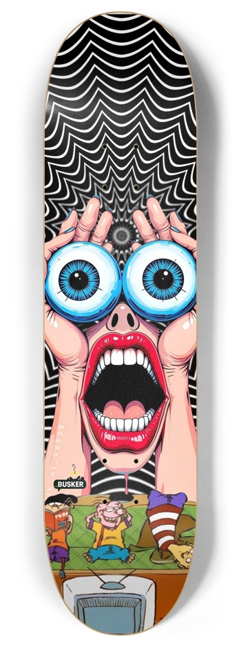 Ed,Edd,Eddy ...BUSKER 8" Skateboard 8 Inch Skateboard Deck