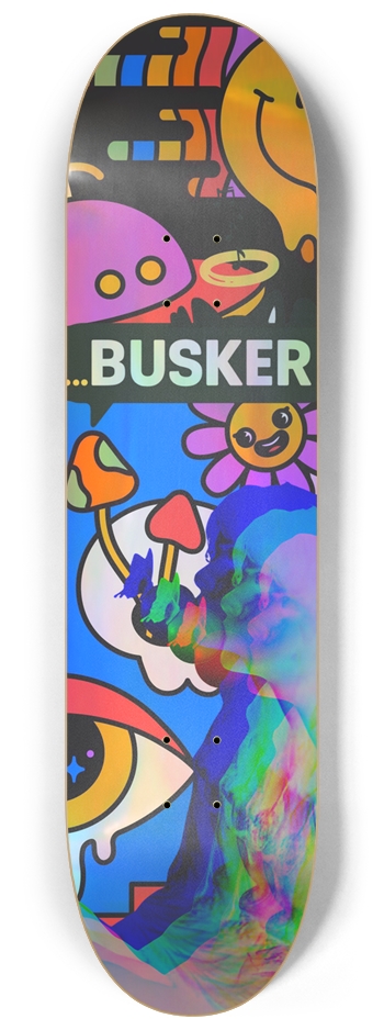 Butterfly Effect ...BUSKER 8.25 Skateboard (Holographic) 8-1/4 Skateboard Deck