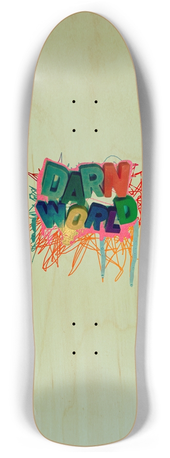 DARN WORLD 8.5” Retro Rocket