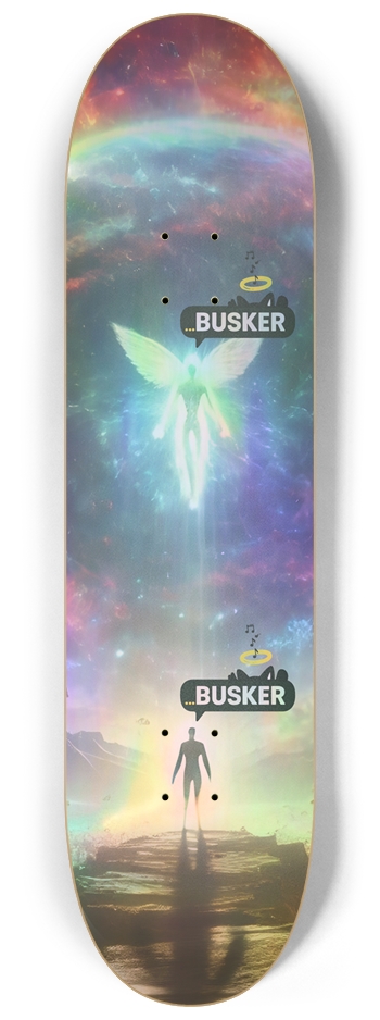 Celestial Feedback ...BUSKER 8.25 Skateboard (Holographic) 8-1/4 Skateboard Deck