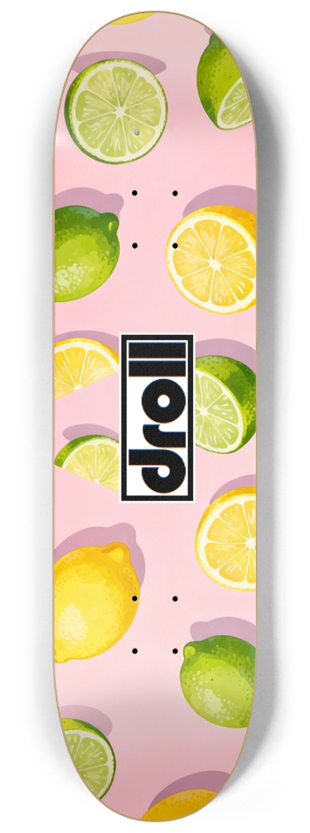 Lemons and Limes on Pink