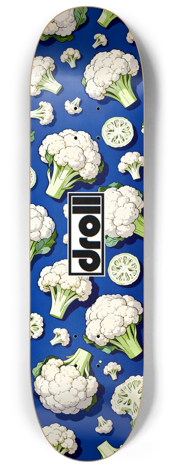 Cauliflower on Dark Blue