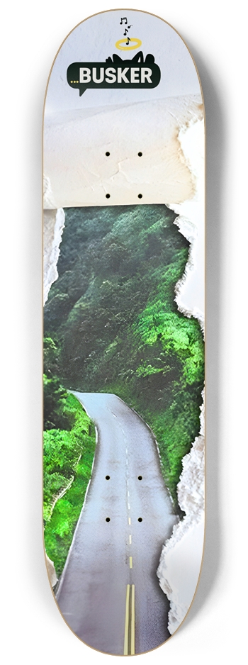Hidden Road...BUSKER 8.25 Skateboard 8-1/4 Skateboard Deck