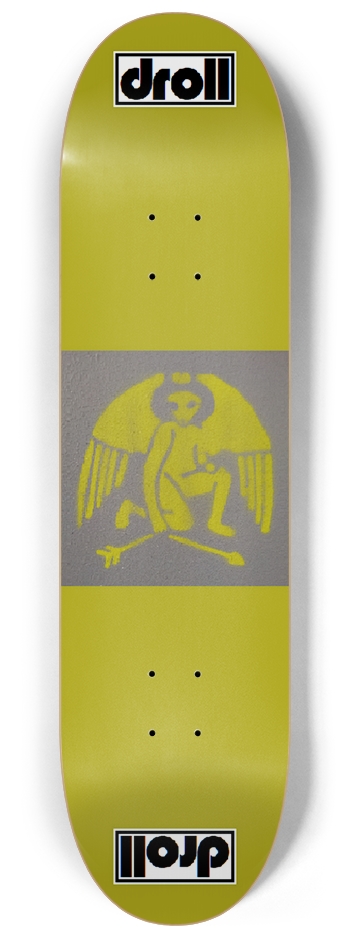 Alien Angel on Mustard Yellow