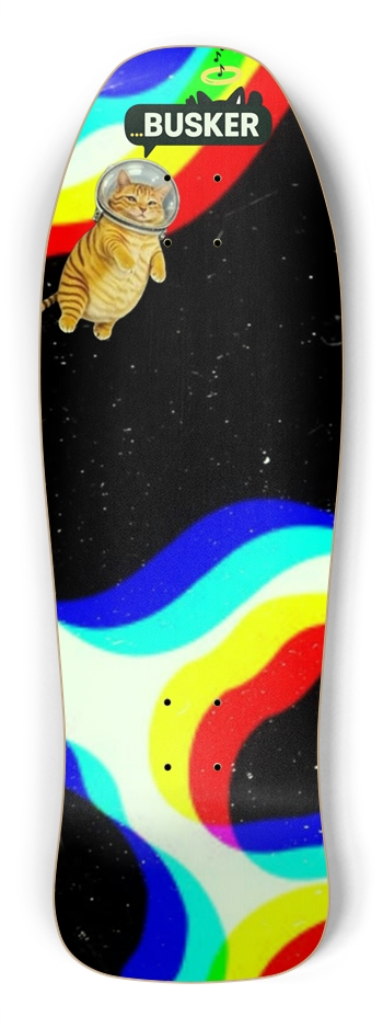 Glowing Space Cat ...BUSKER Shredder Style Shredder Shape