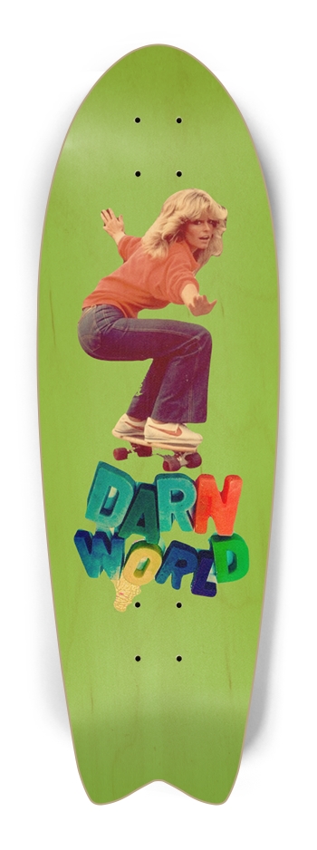 FAWCETT FISH green 9.5” Fish Tail