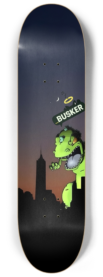 Glowing Reptar ...BUSKER 8.25 Skateboard 8-1/4 Skateboard Deck