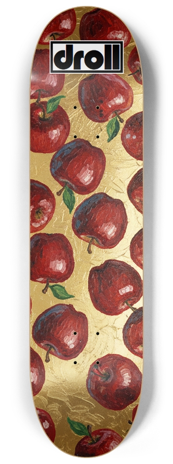 Red Apples on Gold