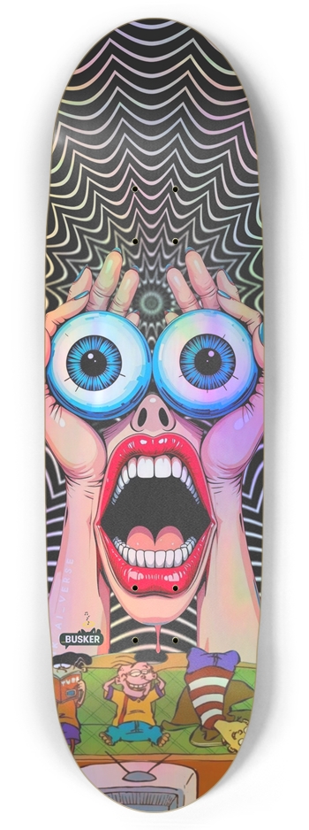 Ed,Edd,& Eddy ...BUSKER Football Skateboard