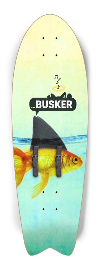 Gold Fish ...BUSKER Fishboard Fish Tail