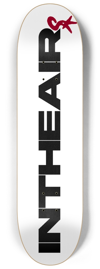 ITA WHITE 8.25 8-1/4 Skateboard Deck