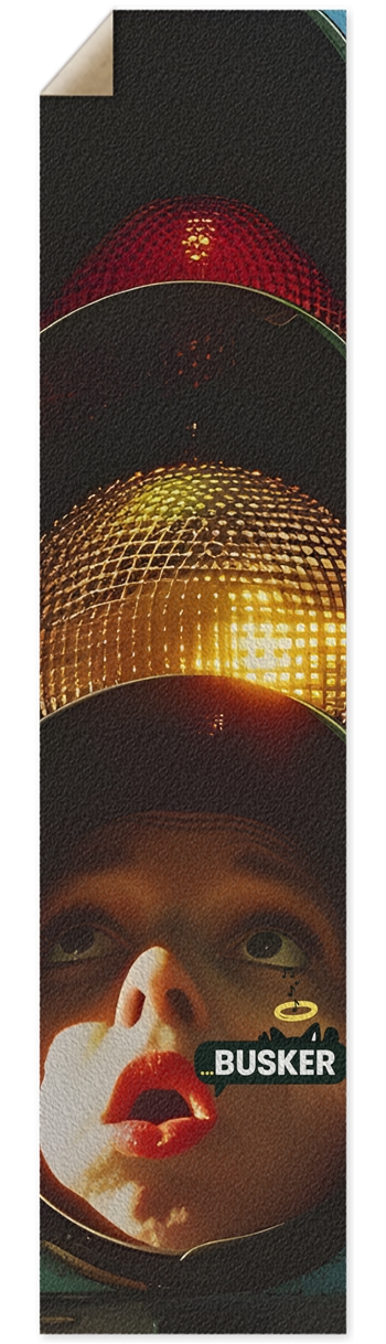 Traffic Light...BUSKER Longboard Griptape
