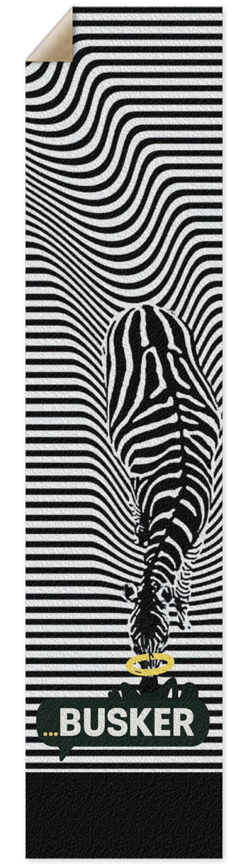 Zebra...BUSKER Longboard Griptape Griptape for Longboards
