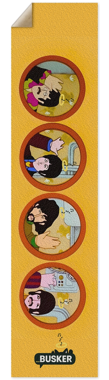 Submarine Port Holes...BUSKER Longboard Griptape Griptape for Longboards