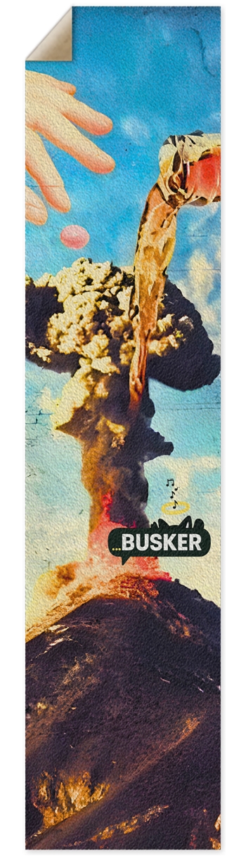 Volcano...BUSKER Longboard Griptape Griptape for Longboards