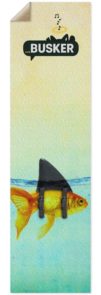 Gold Fish...BUSKER 10x36 Griptape 10 x 36 Inch Griptape