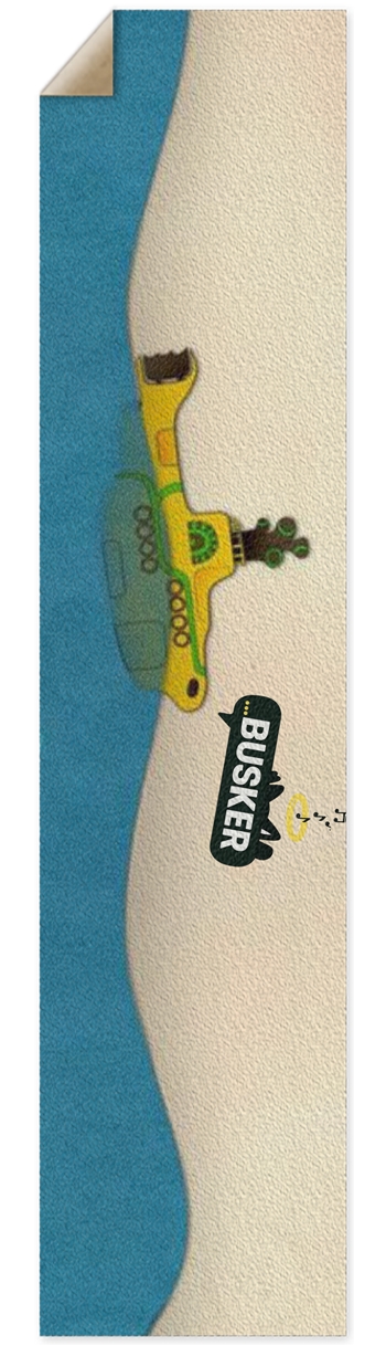 Yellow Submarine...BUSKER Longboard Griptape Griptape for Longboards