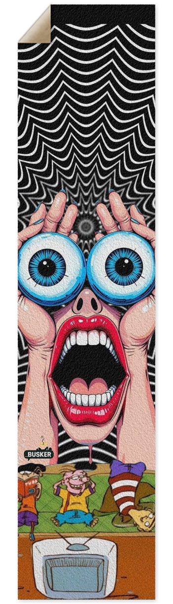 Ed,Edd,& Eddy ...BUSKER Longboard Griptape
