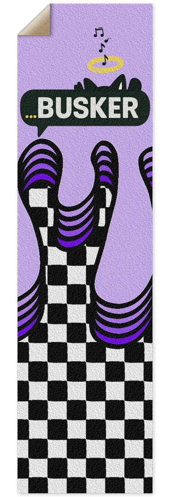 NEObrutalism...BUSKER 10x36 Griptape