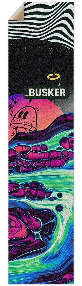 Glowing River...BUSKER Longboard Griptape Griptape for Longboards