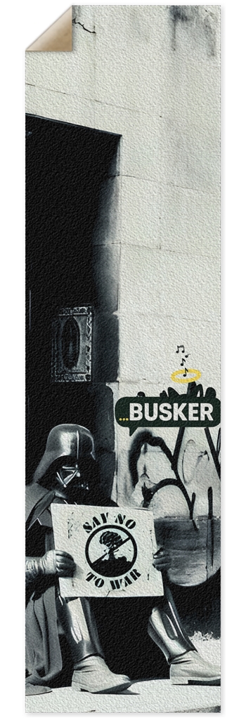 Peace Vader...BUSKER 10x36 Griptape 10 x 36 Inch Griptape
