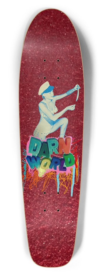 CAPTAIN JUDY BOOTY 8.125” Glow Bottle Tail