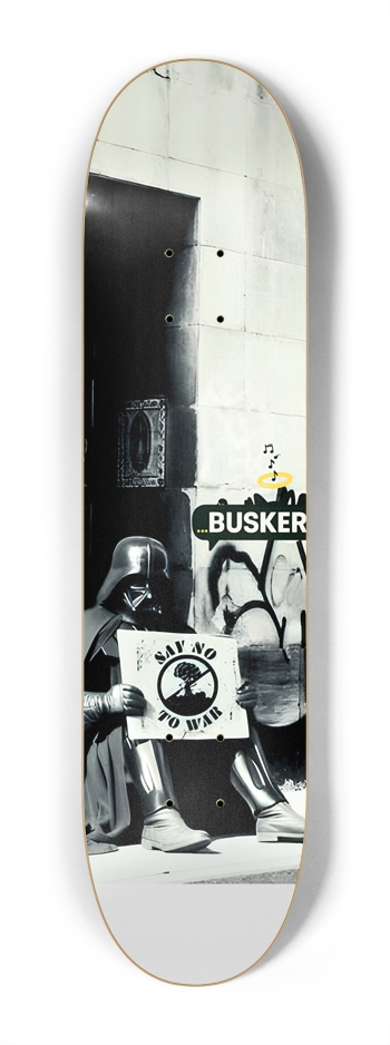 Peace Vader...BUSKER Kid Skateboard 7-1/4 Mini/Kid Skateboard