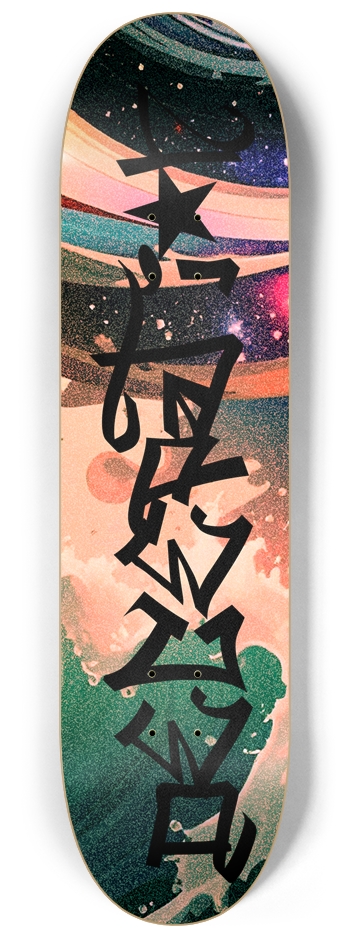 Tropical Galaxy 8-1/4 Skateboard Deck