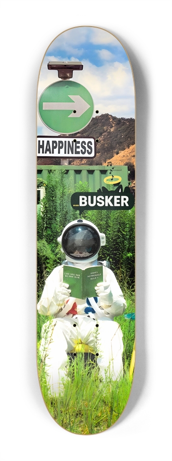 Distant Listener...BUSKER Kid Skateboard