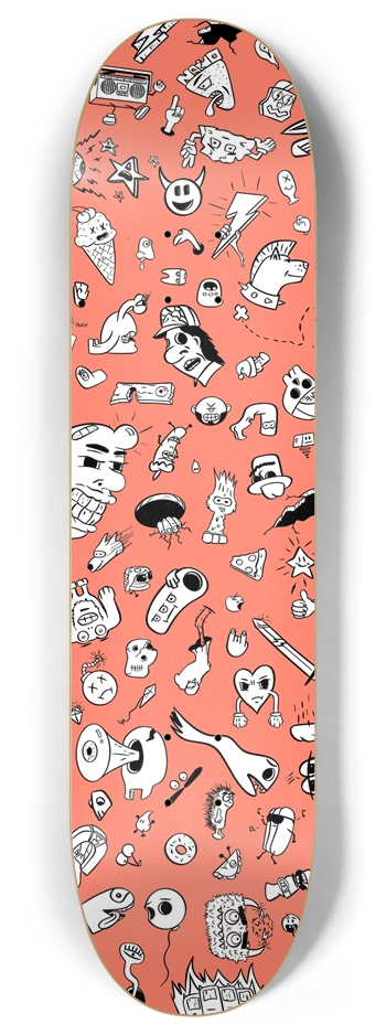 Chaos Crew: Hot Crush 8 Inch Skateboard Deck