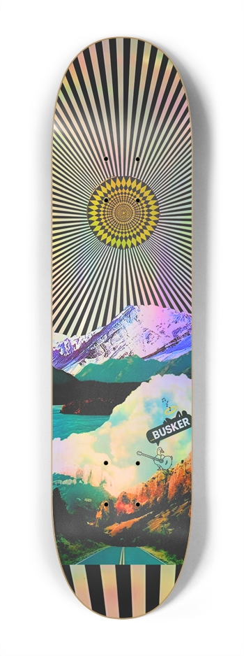 Mountain Duck...BUSKER Kid Skateboard (Hologrpahic)