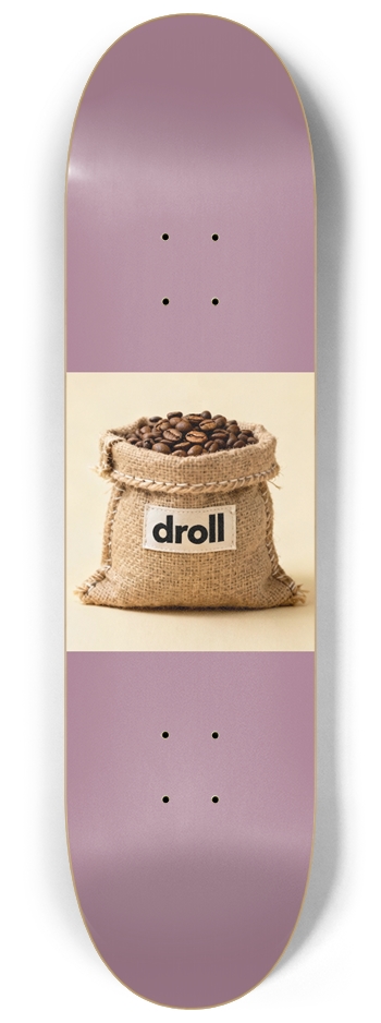 Droll Coffee Mauve 8-1/4 Skateboard Deck