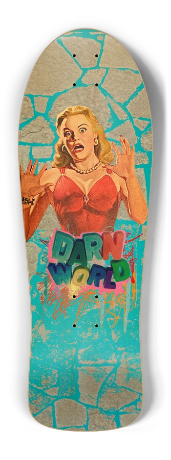 PIN-UP PSYCHOTICA 10.25” Old School Shape