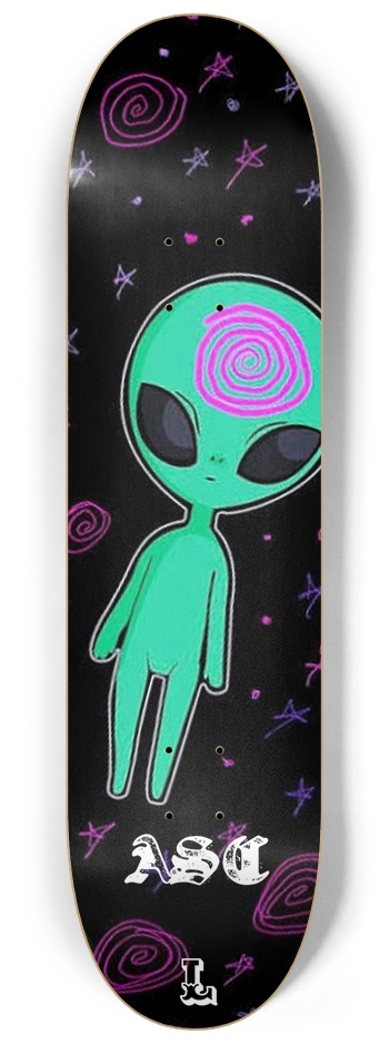 Lost in the Mind <ASC> puzzle: L 8-1/4 Skateboard Deck
