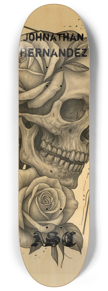 Team John 8-1/4 Skateboard Deck